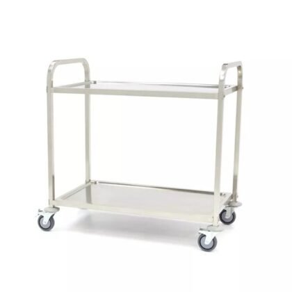 Carrinho de servir de aço inoxidável 2