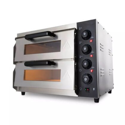 Forno para pizza compacto 2 x 40 cm 230 V