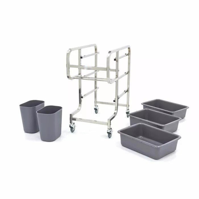 Carrinho de limpeza incluindo 5 caixas - Image 4